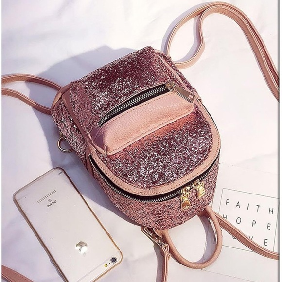 Sequin mini backpack main image 4